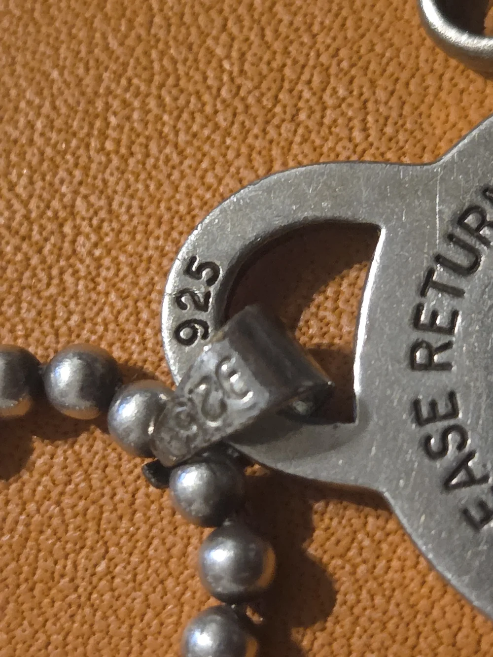 Tiffany & Co. Silver Ball Chain Necklace with Padlock Pendant